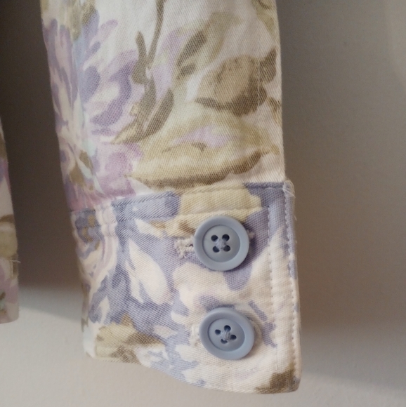 Croft and Barrow Spring Jacket with Flowers PM Ladies Woman's - Picture 6 of 6